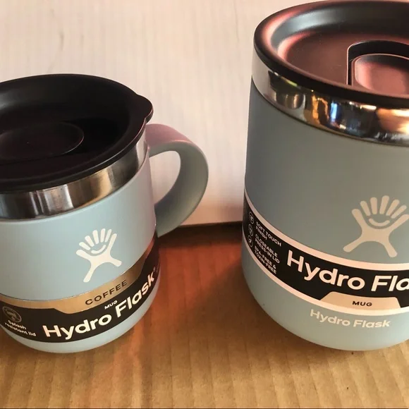12oz and oz Hydro Flask coffee mugs